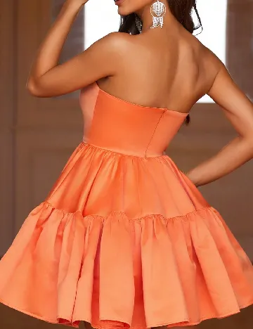 Rochie scurta SHEIN, portocaliu