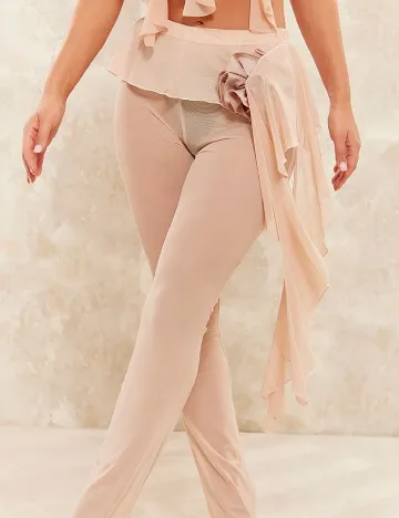 Pantaloni de plaja PRETTYLITTLETHING, crem