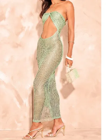 Rochie de plaja PRETTYLITTLETHING, verde