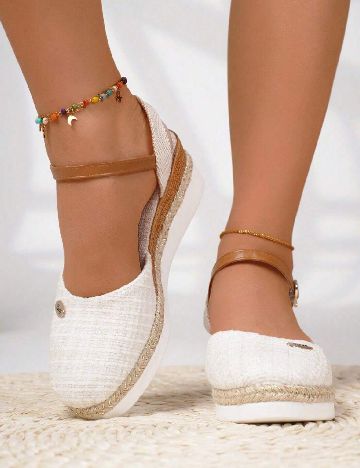 Sandale SHEIN, ecru