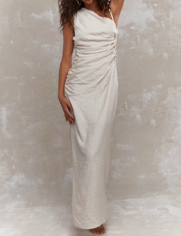 Rochie lunga SHEIN, crem