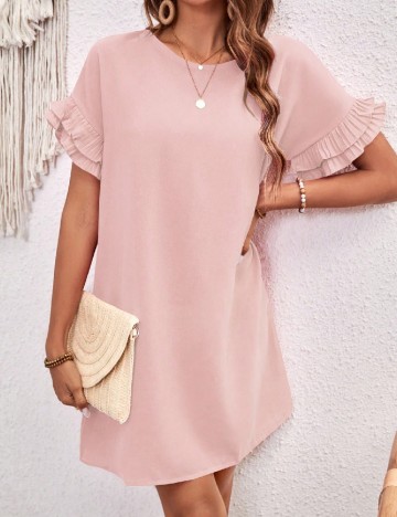 Rochie scurta SHEIN, roz
