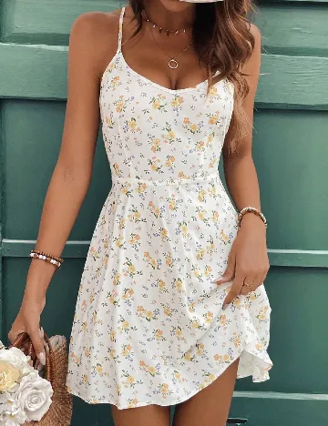 Rochie scurta SHEIN, alb