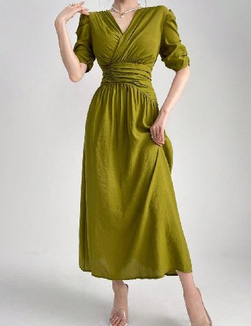 Rochie medie SHEIN, verde