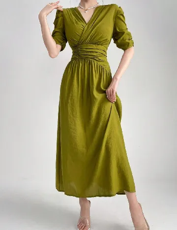 Rochie medie SHEIN, verde
