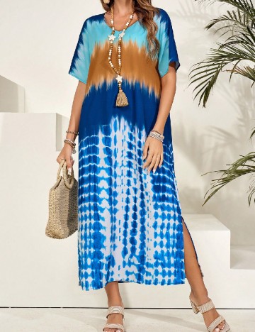Rochie lunga Emery Rose, albastru
