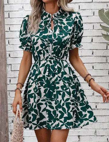 Rochie scurta SHEIN, verde