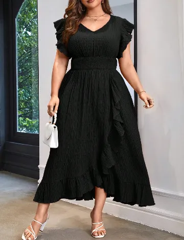Rochie lunga SHEIN CURVE, negru