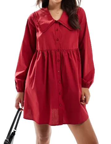 Rochie scurta ASOS, rosu