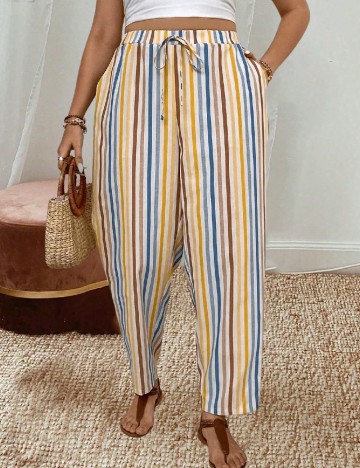 Pantaloni SHEIN CURVE, mix culori