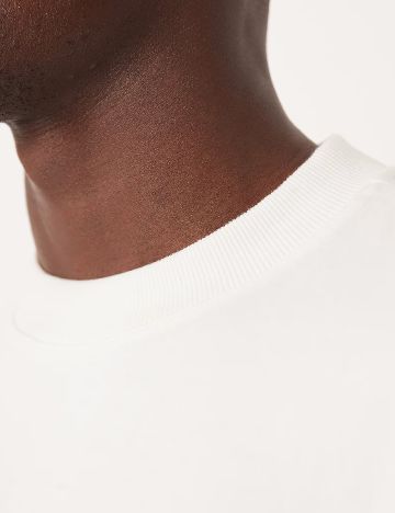 Tricou Oversize ASOS, alb