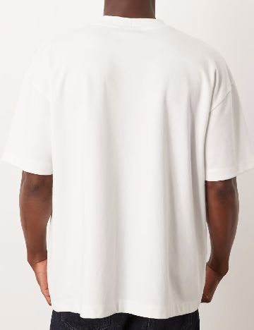 Tricou Oversize ASOS, alb