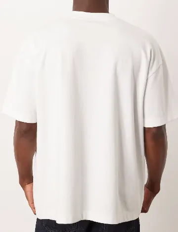 Tricou Oversize ASOS, alb