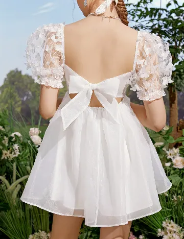 Rochie scurta SHEIN, alb