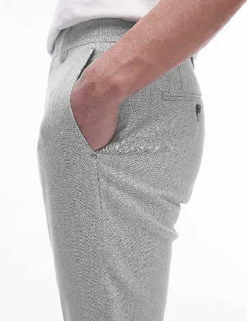 Pantaloni Topman, gri