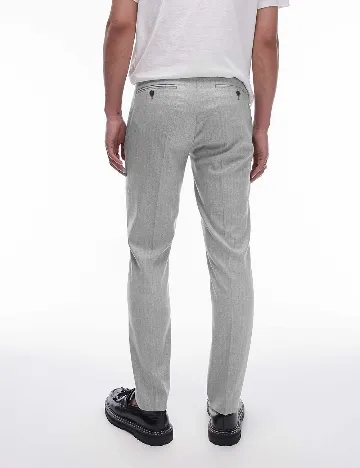 Pantaloni Topman, gri
