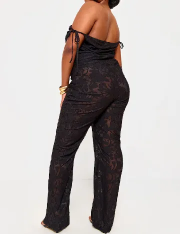 Salopeta PRETTYLITTLETHING Plus Size, negru