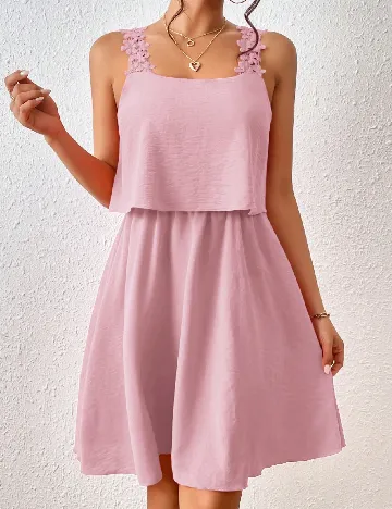Rochie scurta SHEIN, roz