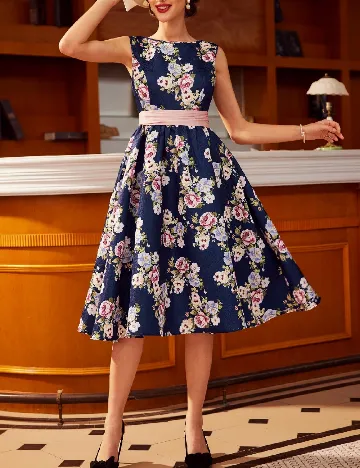 Rochie medie SHEIN, albastru