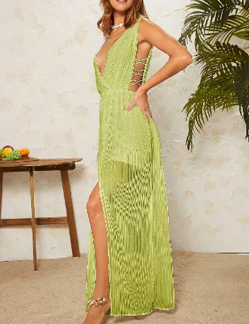 Rochie lunga SHEIN, verde