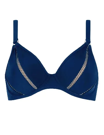 Sutien de baie Triumph, bleumarin