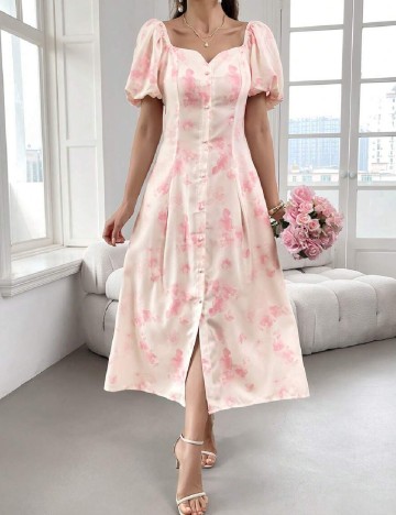 Rochie medie SHEIN, roz
