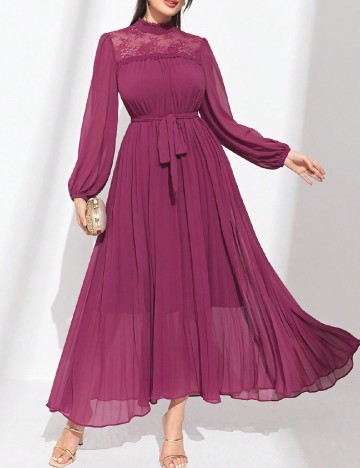 Rochie lunga SHEIN, magenta