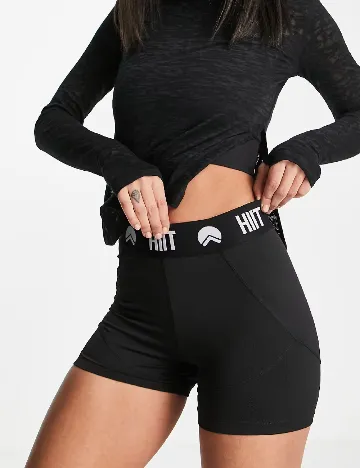 Pantaloni scurti HIIT by ASOS, negru