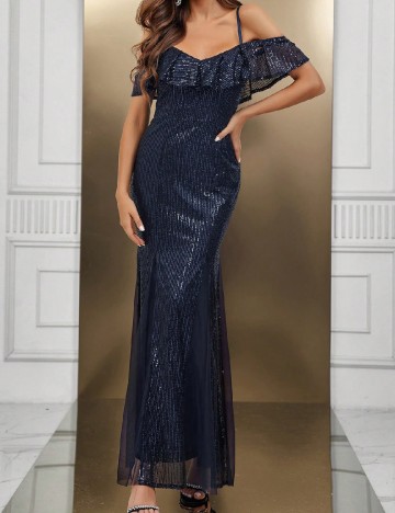 Rochie lunga SHEIN, bleumarin