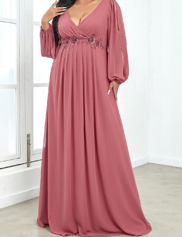 Rochie lunga Ever-Pretty Plus Size, roz