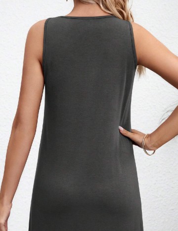 Rochie scurta SHEIN Maternity, gri