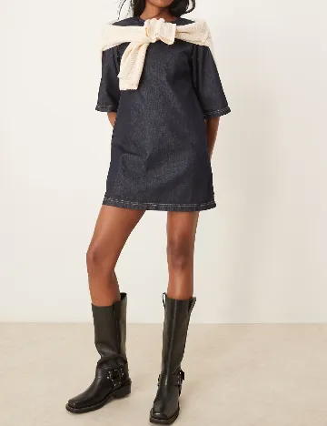 Rochie scurta ASOS, bleumarin