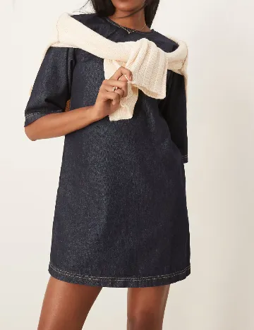 Rochie scurta ASOS, bleumarin