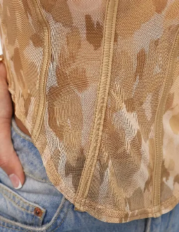 Top FASHIONKILLA, animal print