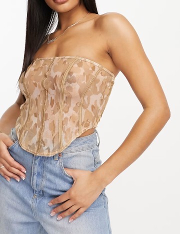 Top FASHIONKILLA, animal print