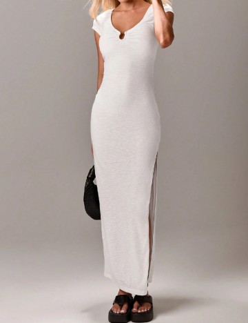 Rochie lunga SHEIN, alb
