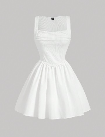 Rochie scurta SHEIN, alb