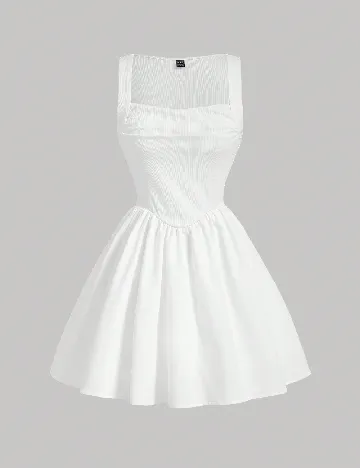 Rochie scurta SHEIN, alb