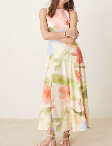 Rochie lunga ASOS, mix culori