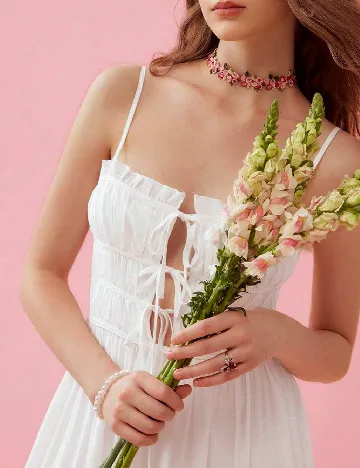 Rochie lunga SHEIN, alb
