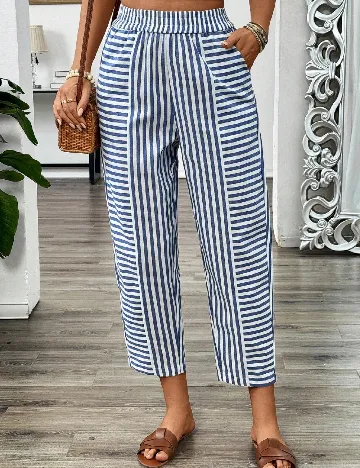 Pantaloni SHEIN, albastru