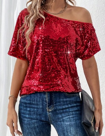 Bluza Emery Rose, rosu