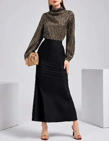 Fusta SHEIN, negru