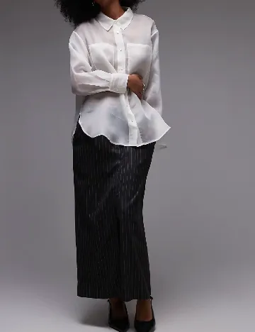 Camasa Oversize ASOS, ecru