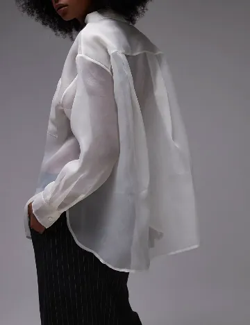 Camasa Oversize ASOS, ecru