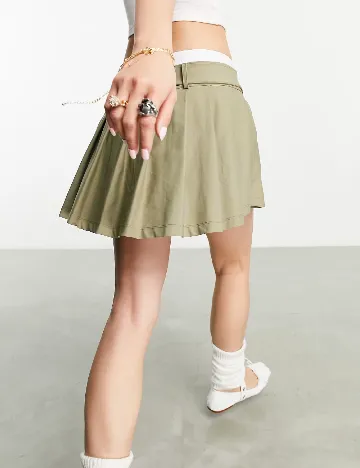 Fusta pantalon ASOS, verde