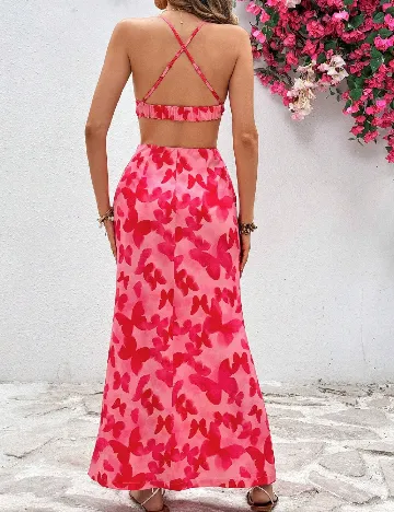 Rochie lunga SHEIN, rosu