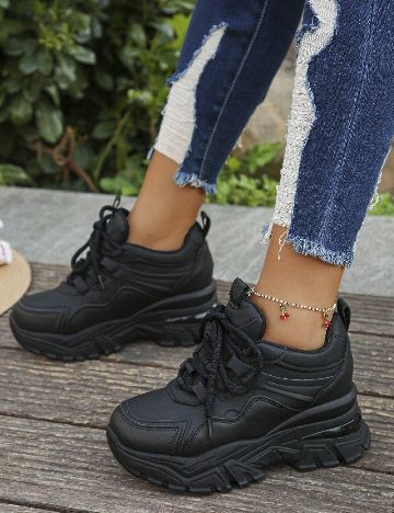 Adidasi SHEIN, negru