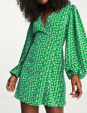 Rochie scurta Glamorous, verde