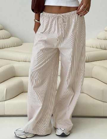 Pantaloni SHEIN, crem
